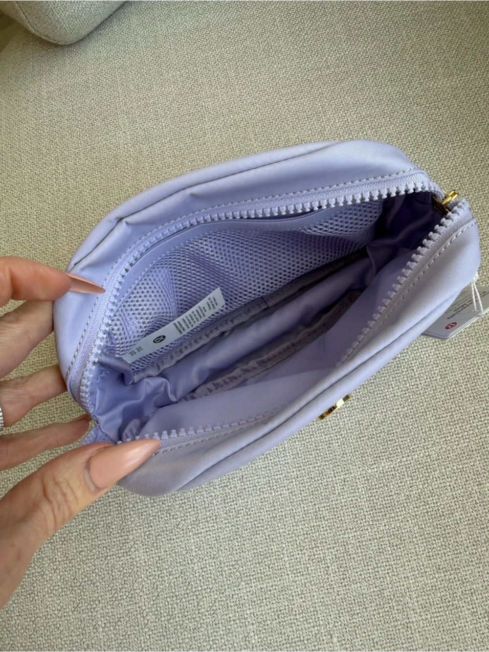 NWT lululemon athletica City Essentials mini Pouch in Lavender